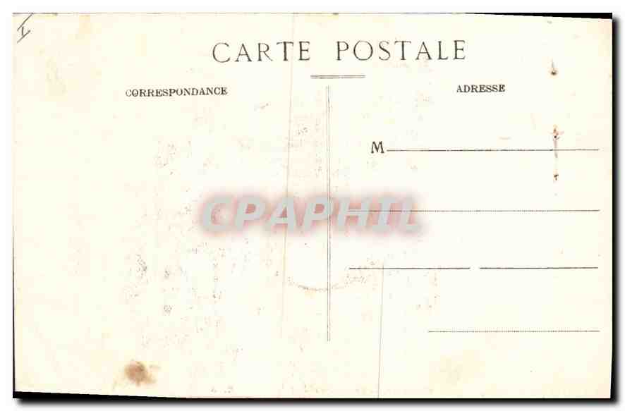 CPA Lyon Pont Tilsitt Cathedrale St Jean et Coteau de Fourviere — Rückseite