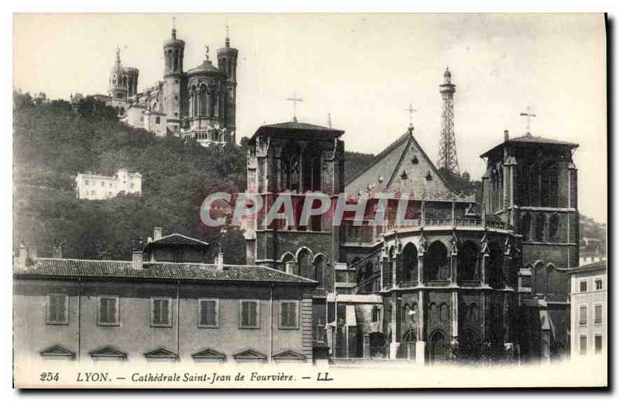 CPA Lyon Cathedrale Saint Jean de Fourviere