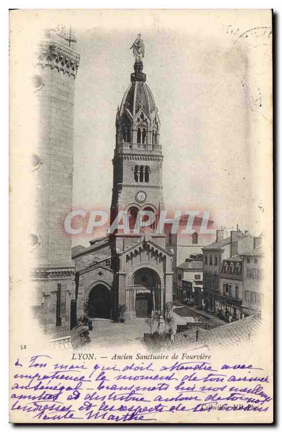 CPA Lyon Ancien Sanctuaire de Fourviere