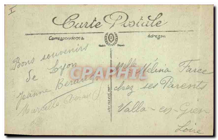 CPA Lyon Abside de Fourviere — Verso