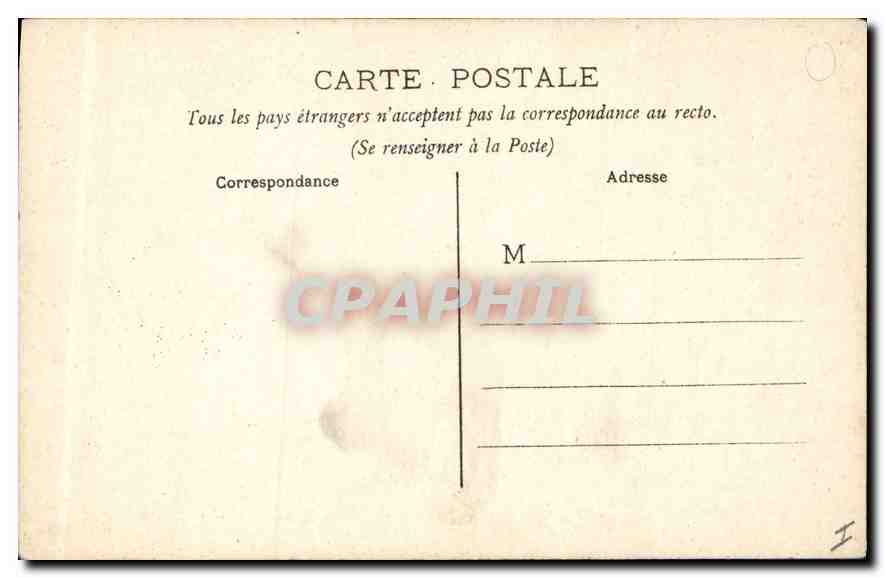 CPA Lyon Eglise Saint Nizier — Verso