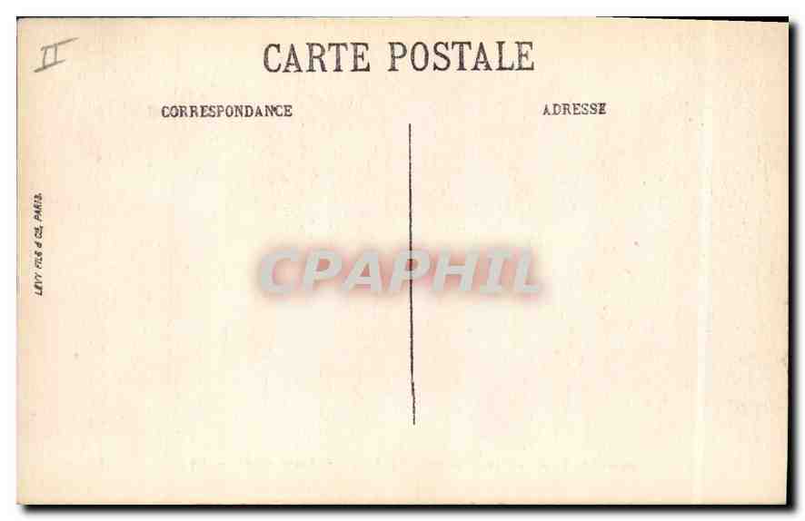 CPA Lyon Avenue de la Bibliotheque (anciennement Avenue de l'Archeveche) — Verso