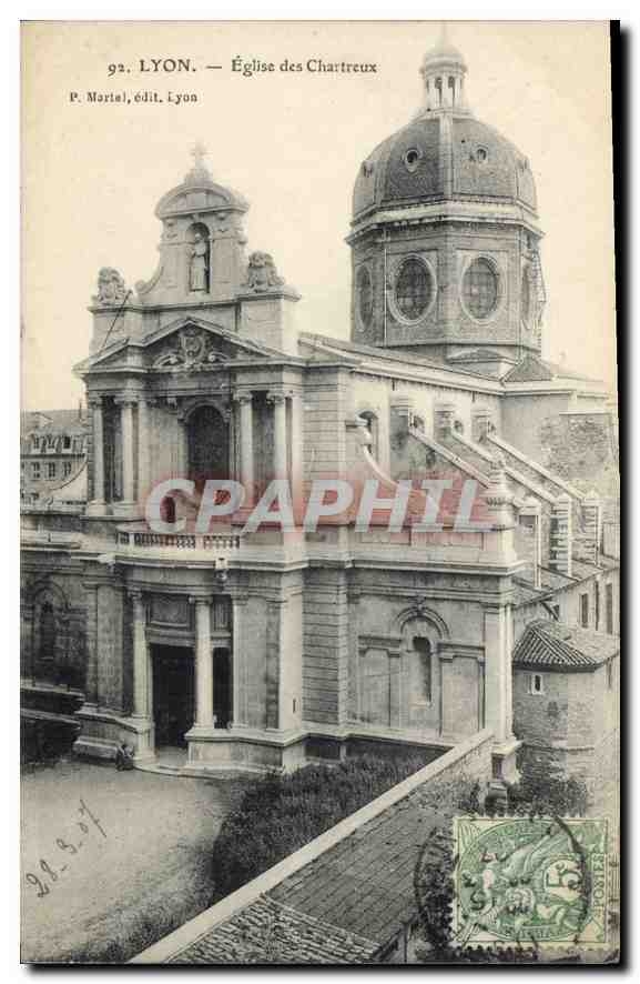 CPA Lyon Eglise des Chartreux