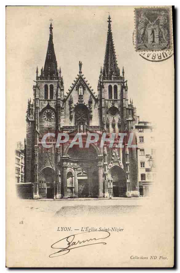 CPA Lyon Eglise Saint Nizier