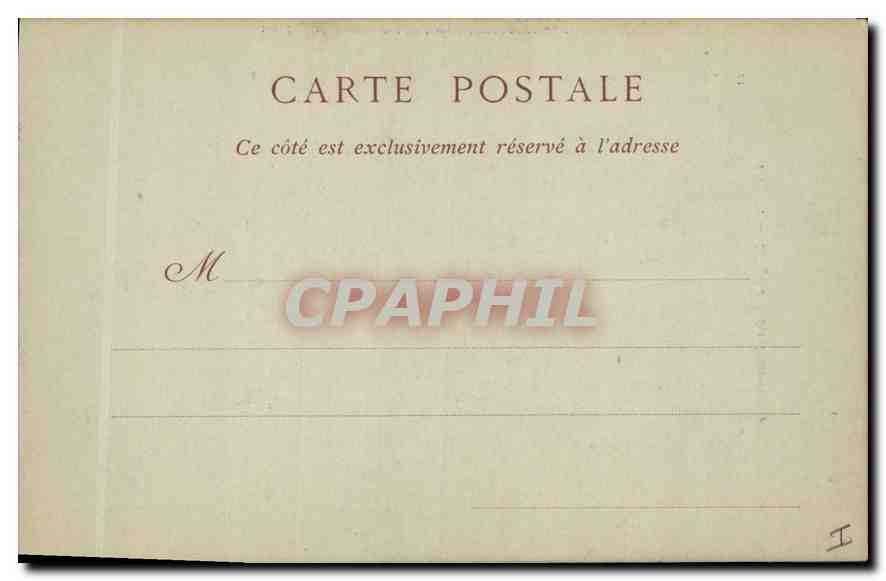 CPA Lyon L'Eglise Saint Bonaventure — Verso