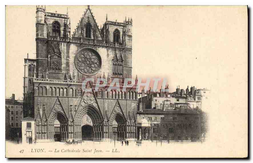 CPA Lyon La Cathedrale Saint Jean