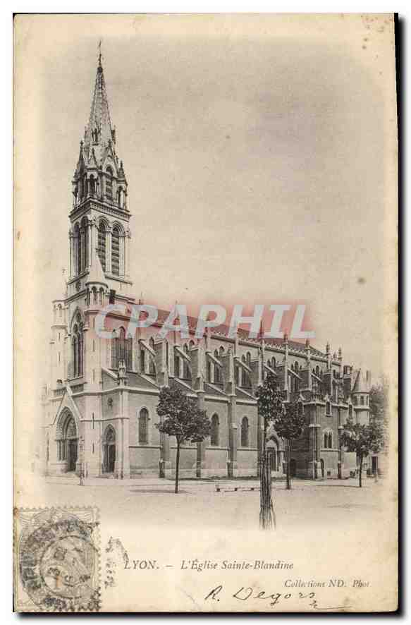CPA Lyon L'Eglise Sainte Blandine