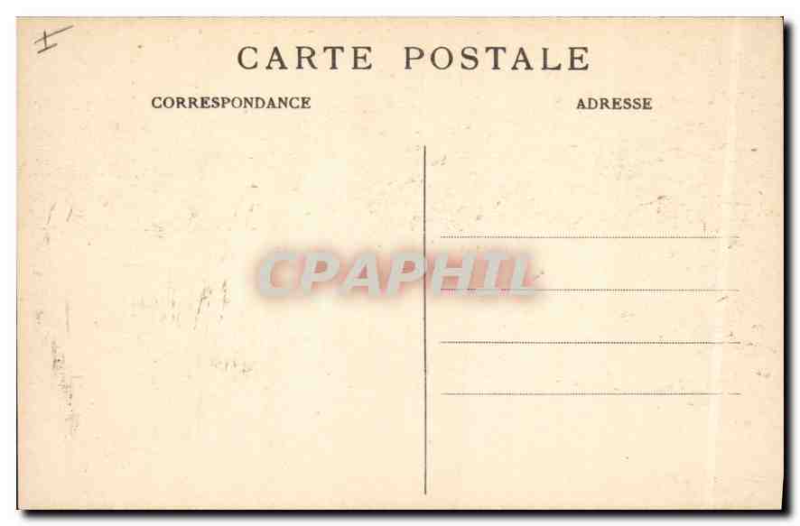 CPA Lyon Pont de la Guillotiere Hotel Dieu et Coteau de Fourviere — Verso