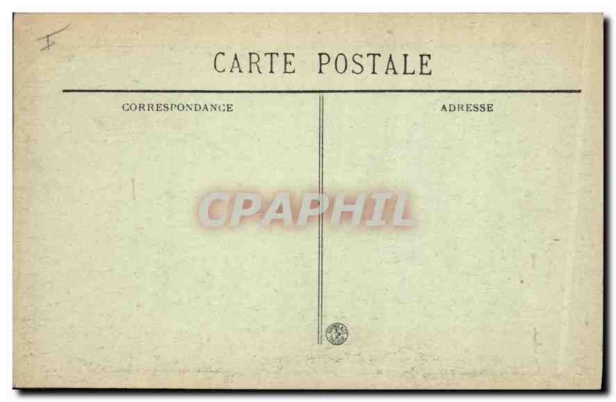 CPA Lyon Le Pont des Cordeliers Coteau de Fourvieres — Verso