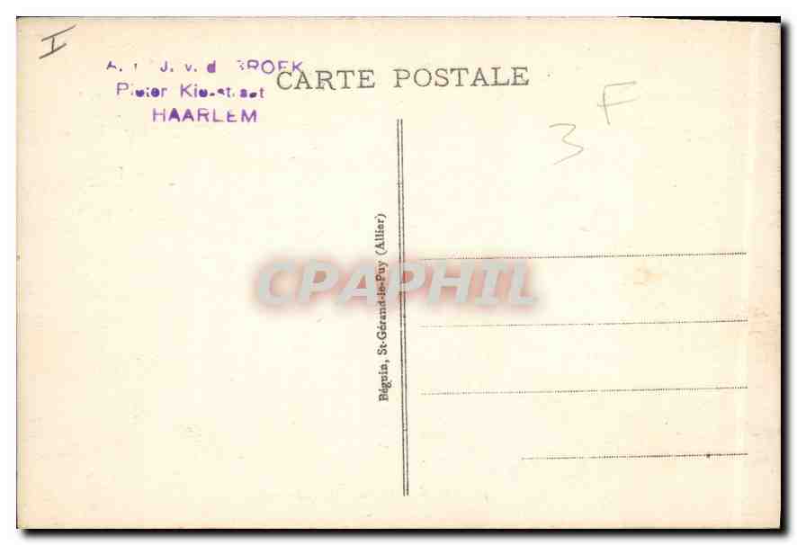 CPA Lyon Le Pont Morand — Verso