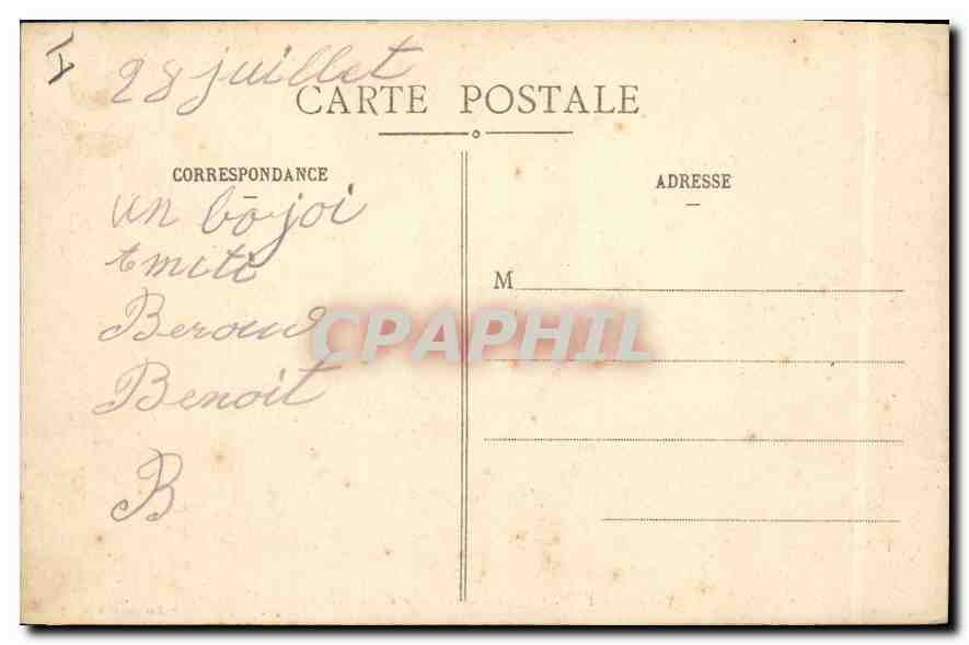 CPA Lyon Quai Pierre Seize et Fourviere — Rückseite