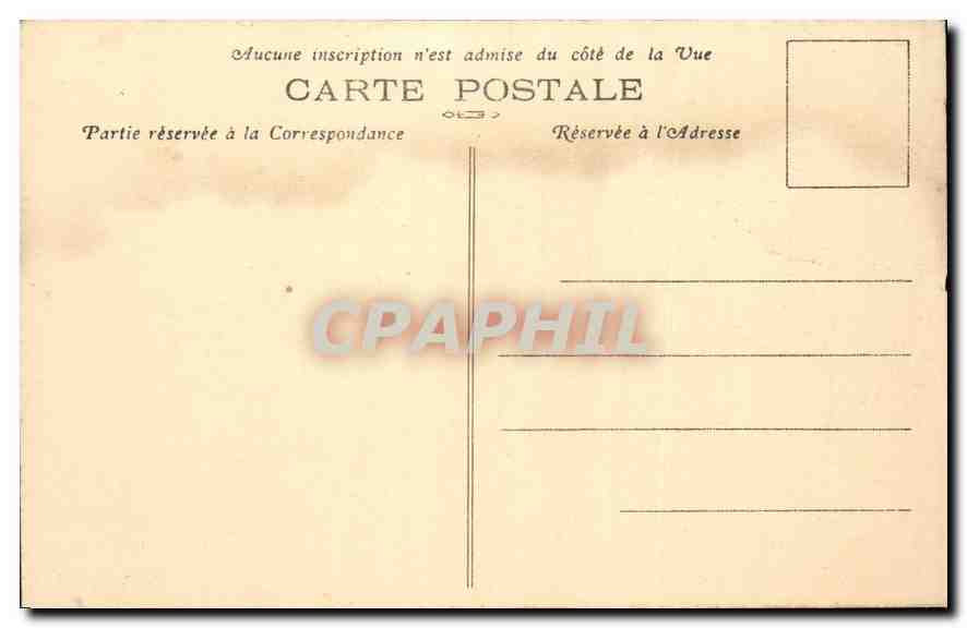 CPA Digne les Bains Vue generale La Barre des Dourbes Le Pic de Couars et le Cheval Blanc — Rückseite