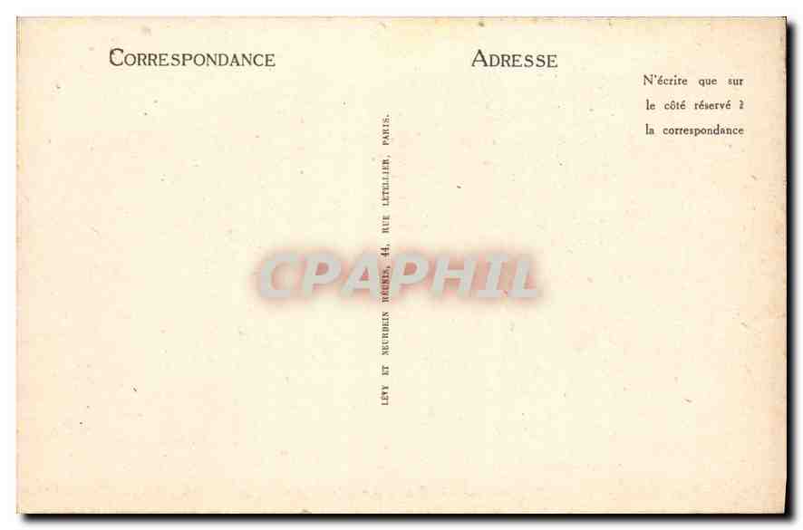 CPA Thones Les Arcades — Back
