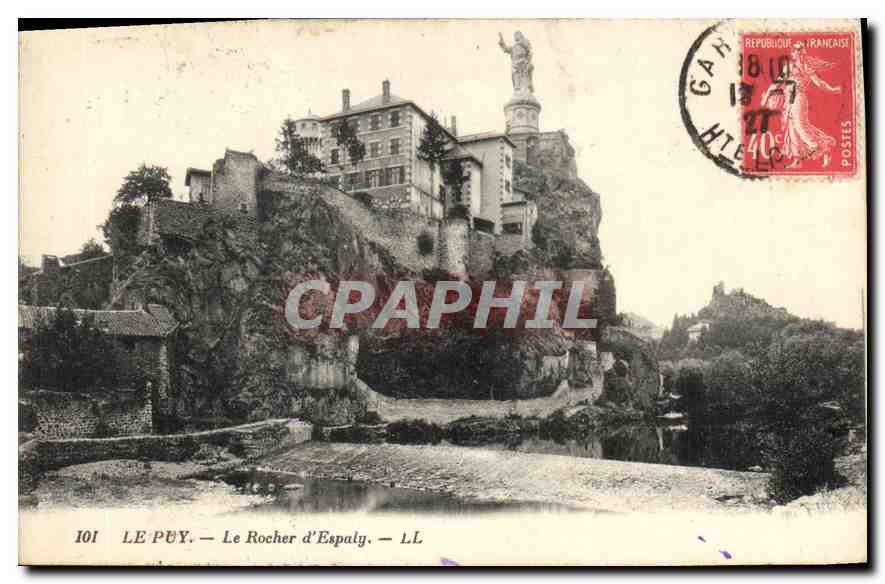 CPA Le Puy Le Rocher d'Espaly
