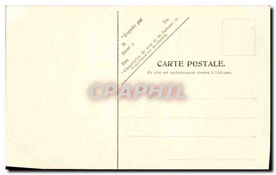 CPA Lyon Pont de la Guillotieres — Verso