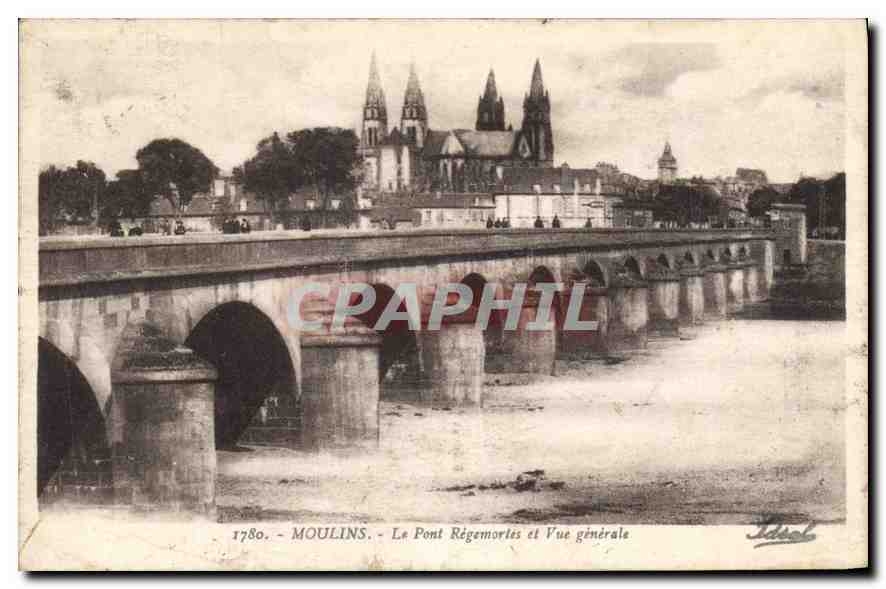 CPA Moulins Le Pont Regemorles et Vue generale