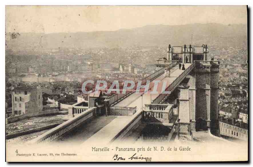CPA Marseilles Panorama pris de N D de la Garde