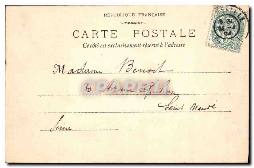 CPA Marseilles Panorama pris de N D de la Garde — Rückseite