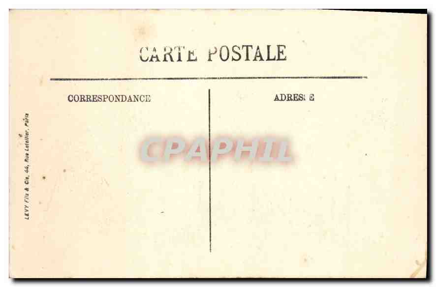 CPA Cannes La Vieille Ville — Verso