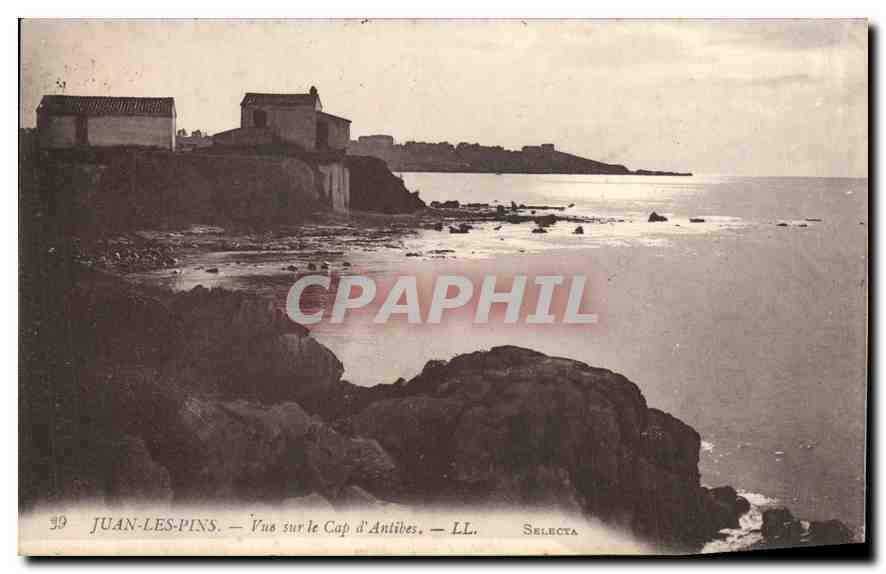 Juan-les-Pins — Vues sur le Cap d'Antibes — Selecta