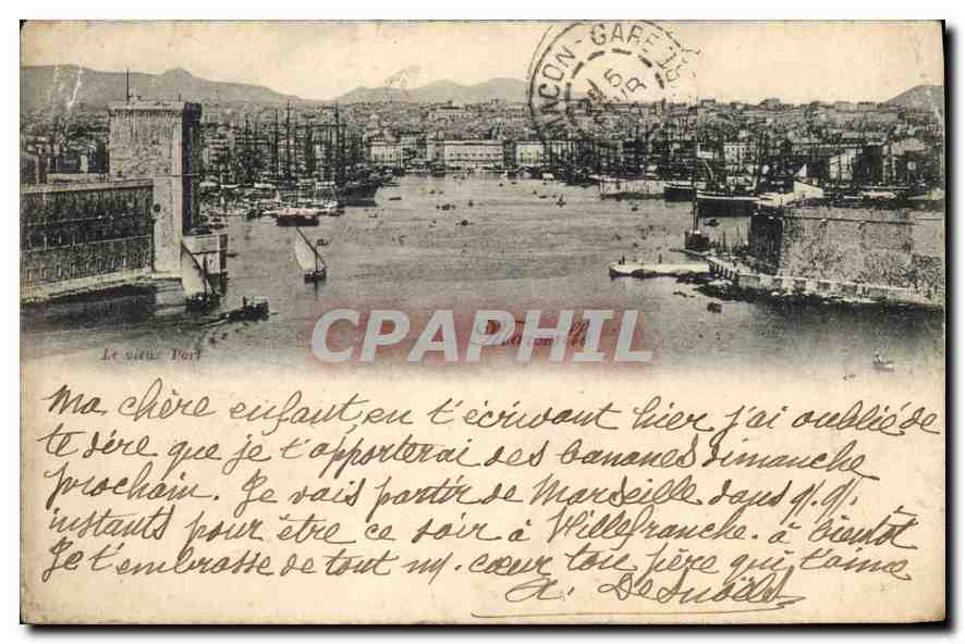 CPA Marseille Le Vieux Port
