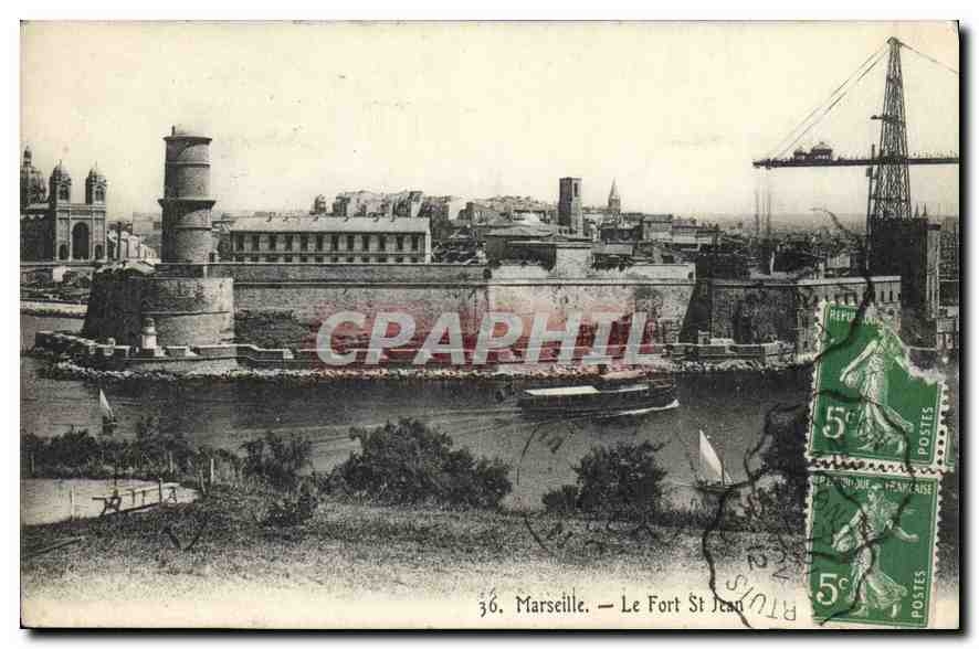 CPA Marseille Le Fort Saint Jean