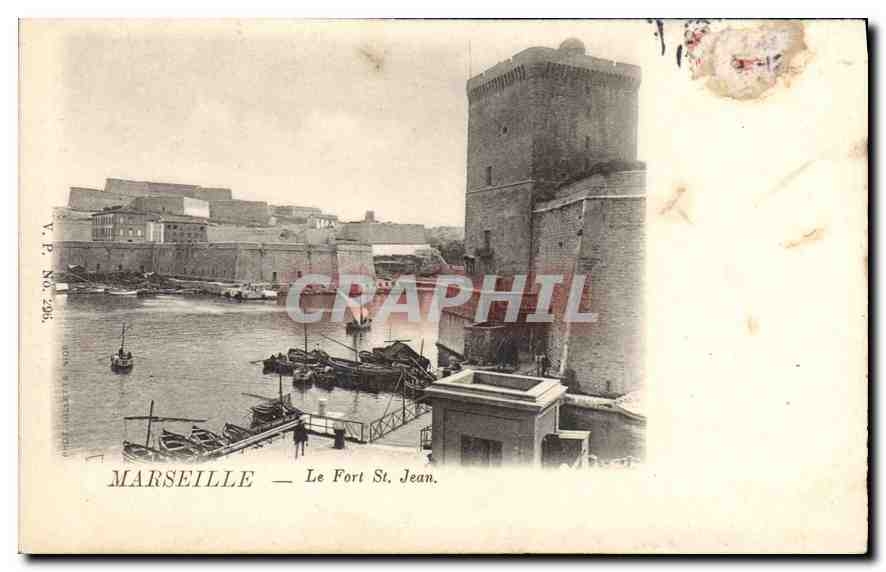 CPA Marseille Le Fort Saint Jean