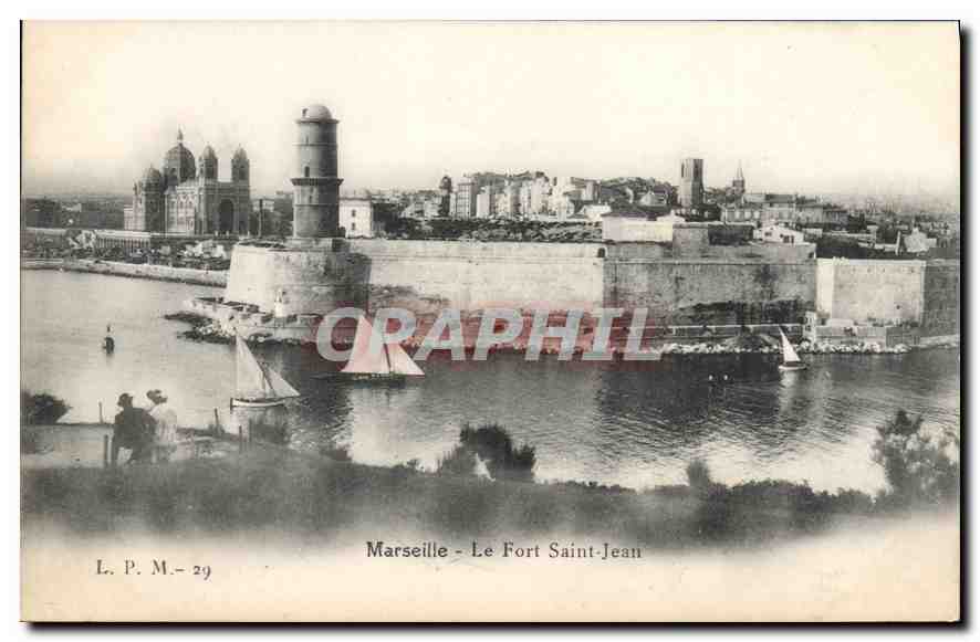 CPA Marseille Le Fort Saint Jean