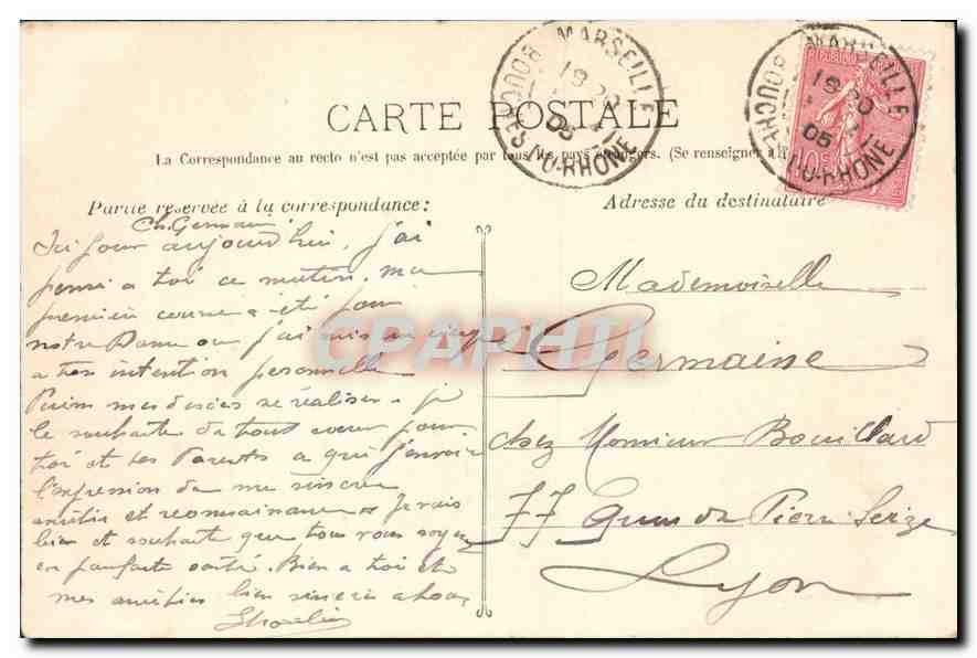 Marsella - Los Ascensores de Notre-Dame de la Garde — Reverso