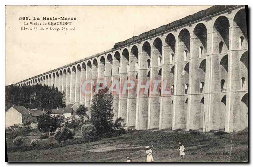Le Viaduc de Chaumont — Haute-Marne — Édition A. Pouvret, Éditeur