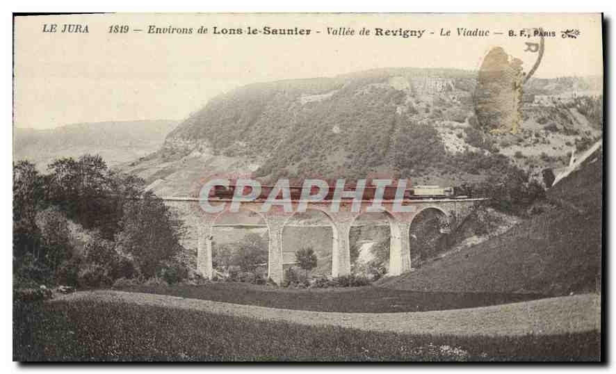 Vallei van Revigny — Het Viaduct — Nabij Lons-le-Saunier — B.F., Parijs