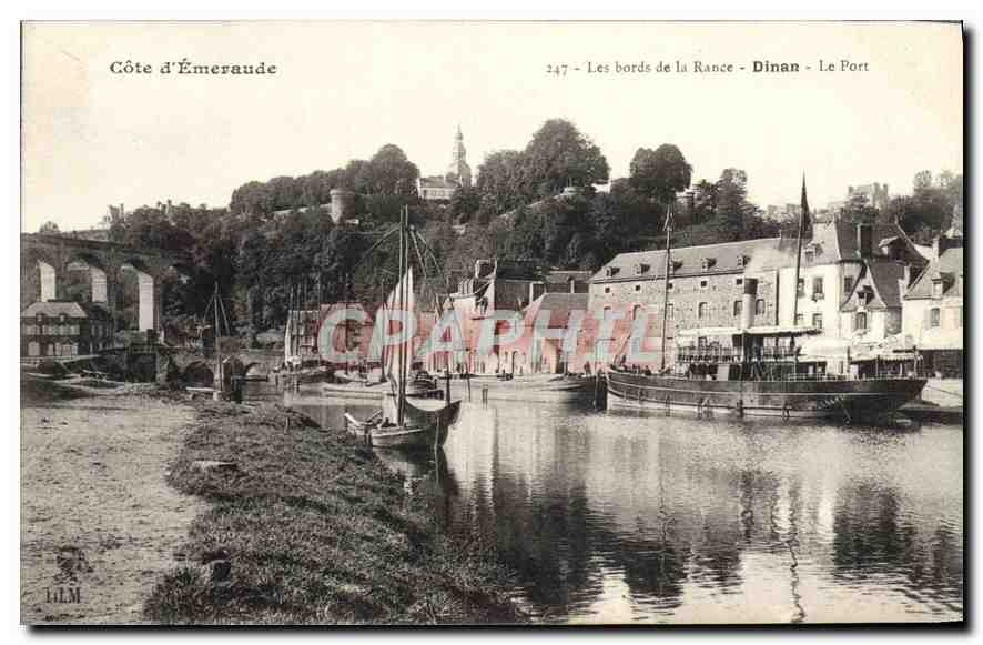 Dinan - Le Port — Les bords de la Rance — Côte d'Émeraude, n°247