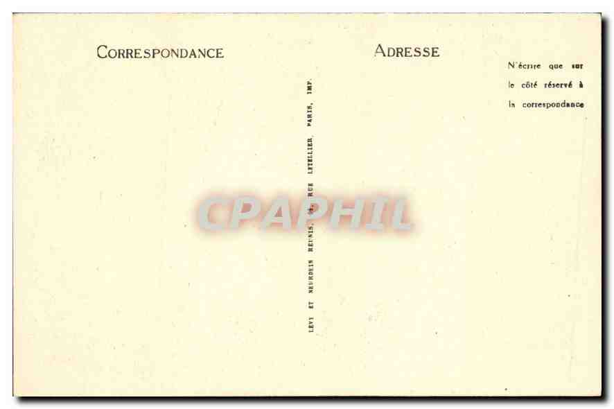 CPA Le Mont Saint Michel Le Chatelet — Verso