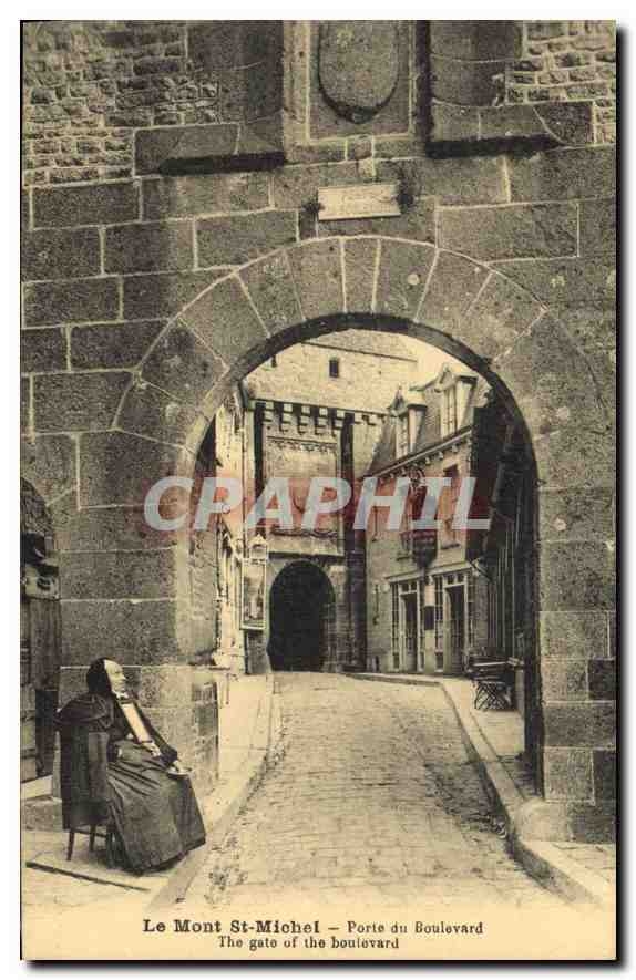 CPA Le Mont Saint Michel Porte du Boulevard