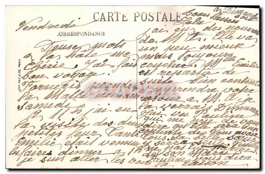 CPA Val Andre Les Rocher et la Vierge de Dabouet — Rückseite