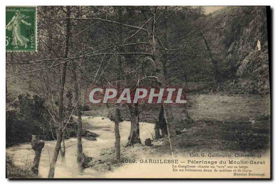 CPA Gargilesse Pelerinage du Moulin Garat