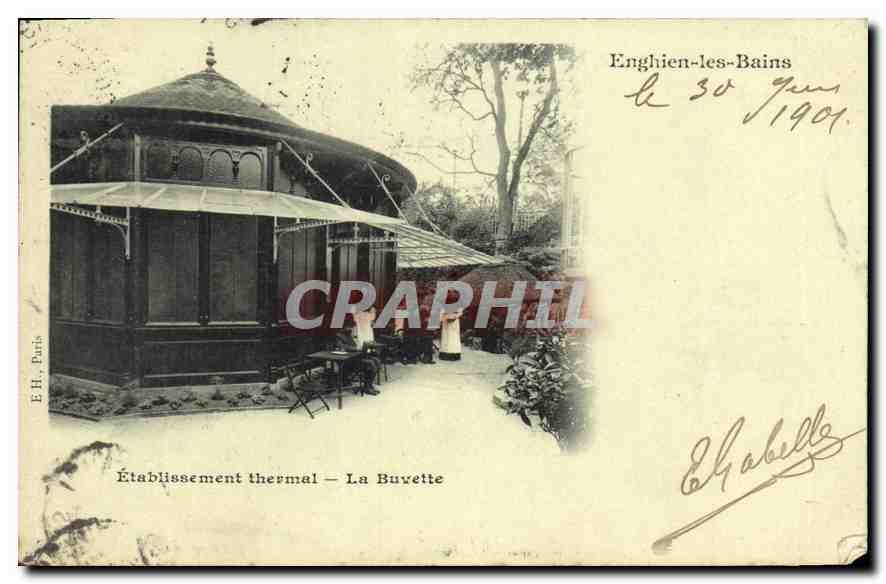 CPA Etablissement Thermal La Buvette Enghien les Bains