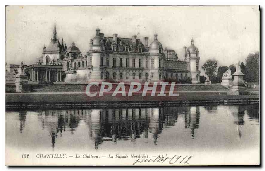 CPA Chatilly Le Chateau la Facade Nord Est