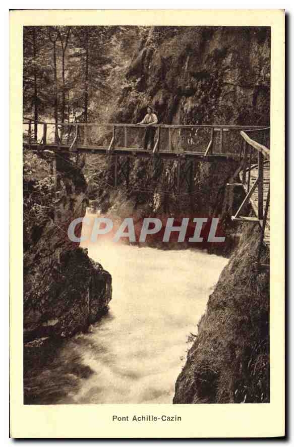 CPA Pont Achille Cazin