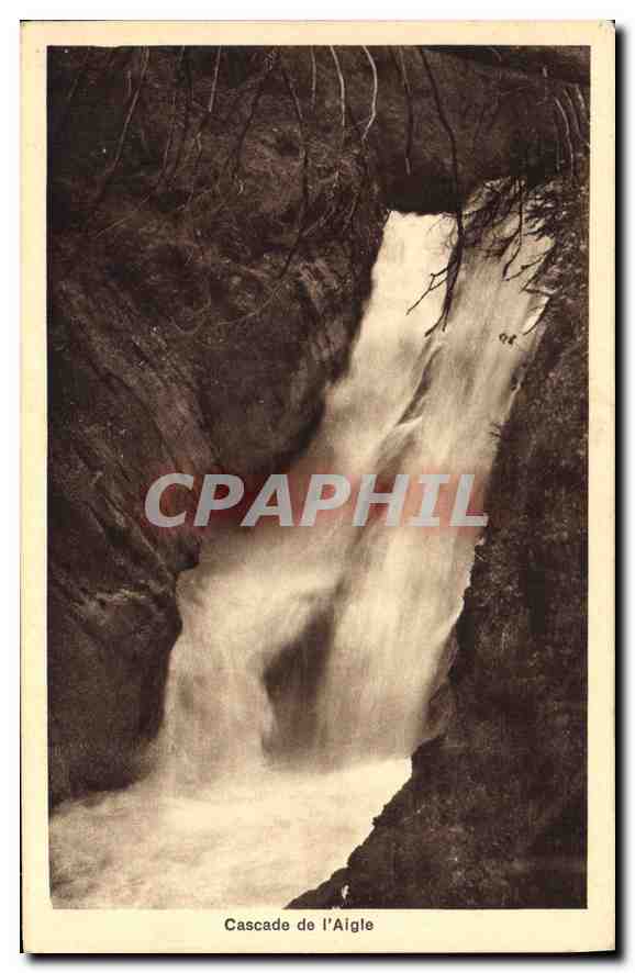 Cascade de l'Aigle — Gorges de la Diosaz, Servoz (Alt. 814 m.) près Chamonix — BRAUN & Cie, Imp. Mollnitz-Dornach