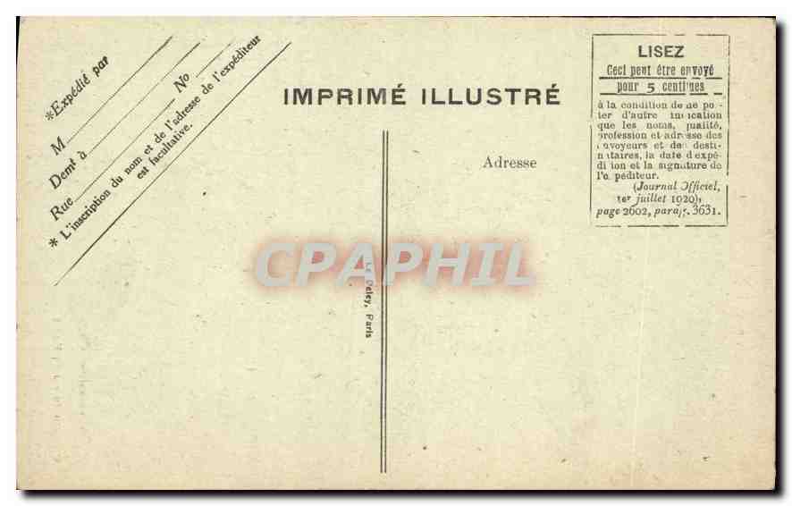 CPA Versailles Berceau ddu roi de Rome Napoleon — Verso
