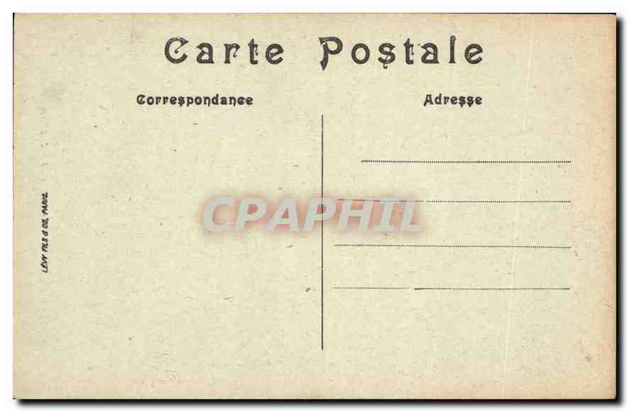 CPA Versailles La Statue de l'Abbe de l'Epee — Verso