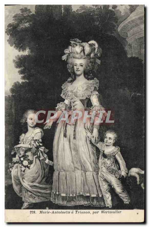 CPA Marie Antoinette a Trianon par Werimluller