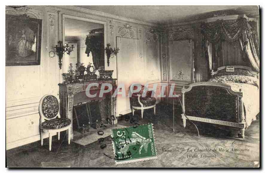 Versailles — La Chambre de Marie-Antoinette (Petit Trianon) — J. Bellamy