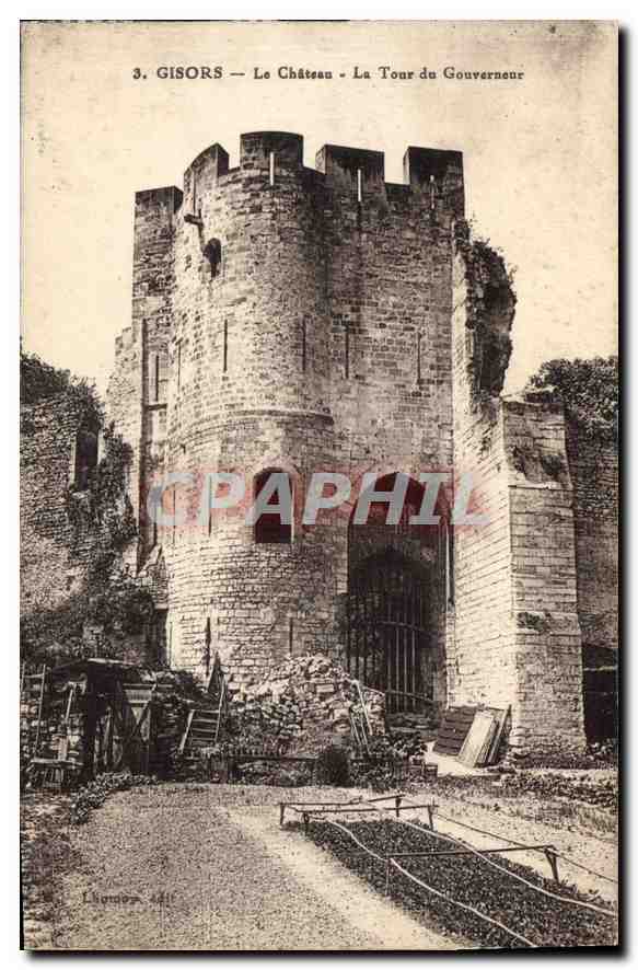 CPA Gisors Le Chateau La Tour du Gouverneur