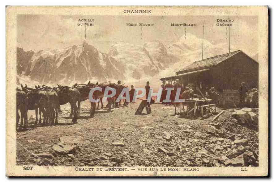 Chalet du Brévent — Vue sur le Mont Blanc — Chamonix