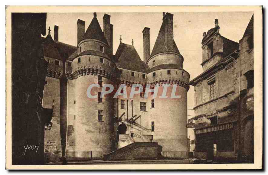 CPA La Douce France Chateaux de la Loire Chateau de Langeais