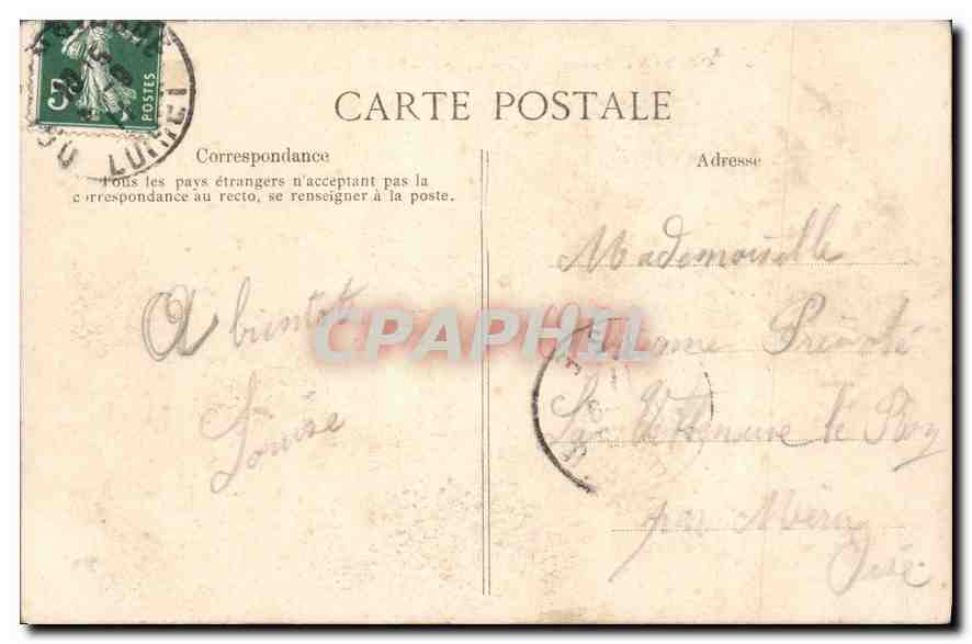 CPA Orleans (Loiret) Place du Marteoi Rue de la Republique Tramways — Verso
