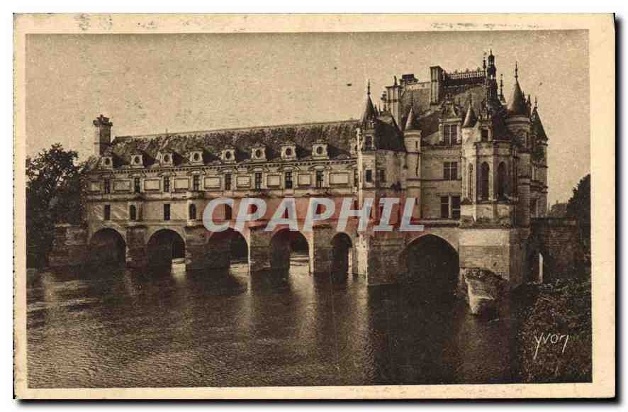 CPA La Douce France Chateaux de la Loire Chateau de Chenoceaux Facade Nord Est