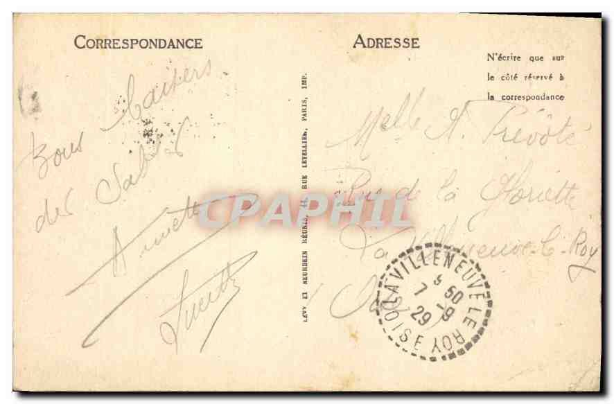 CPA Les Sables D'Olonne Le Casino et la Terrasse — Rückseite